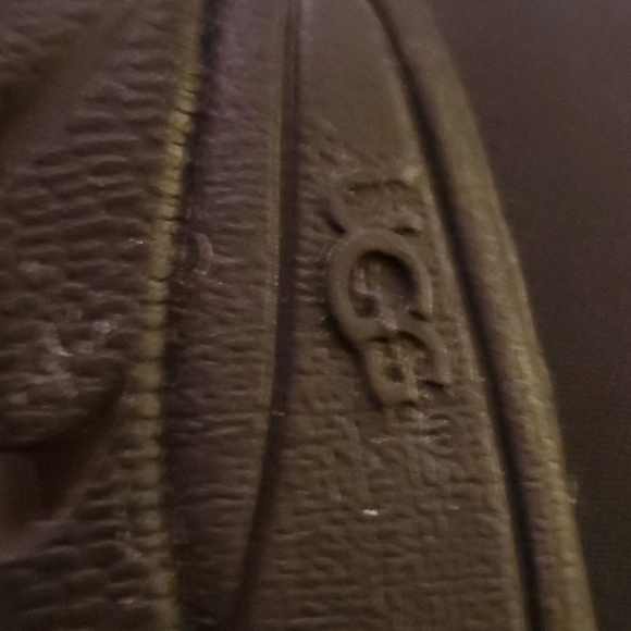 UGG S. 5 Black Leather & Blue Glitter Sides - Picture 11 of 16